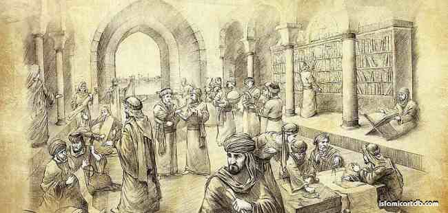 Scholars in Al-Andalus translating Arabic scientific texts into Latin