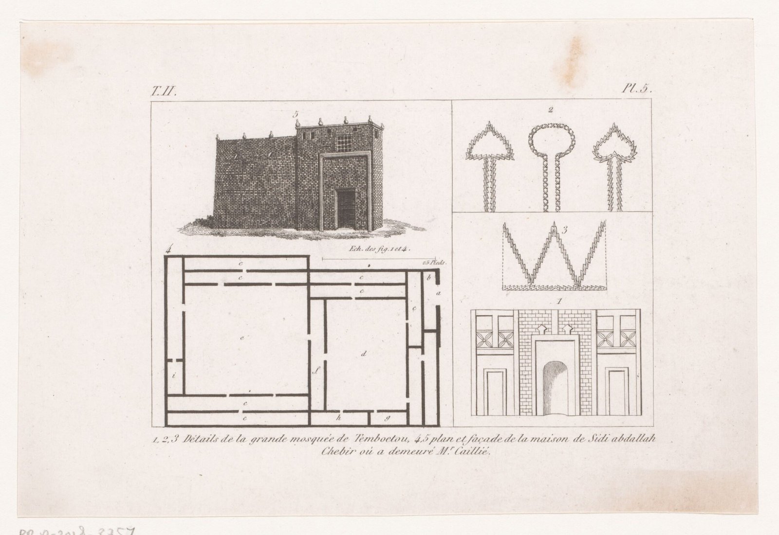 Architecture of the Djinguereber Mosque in Timbuktu